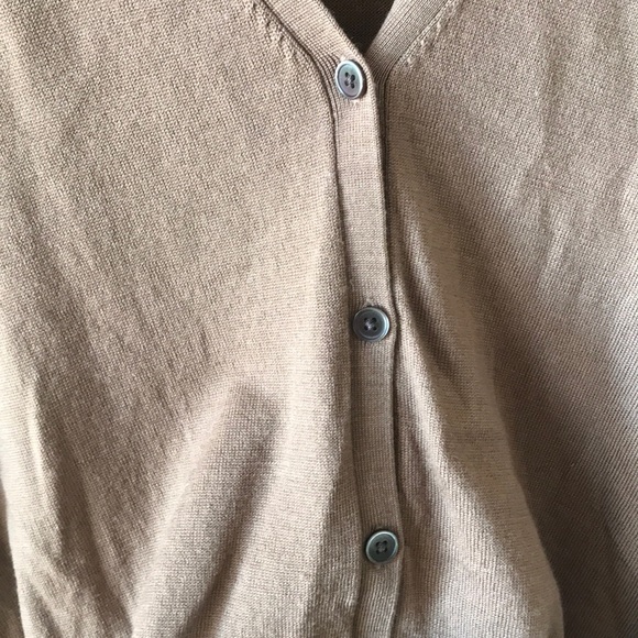 Uniqlo Neutral Brown Cardigan Sweater - Picture 3 of 5